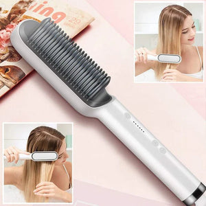 Plancha Cepillo Alisador 2 En 1